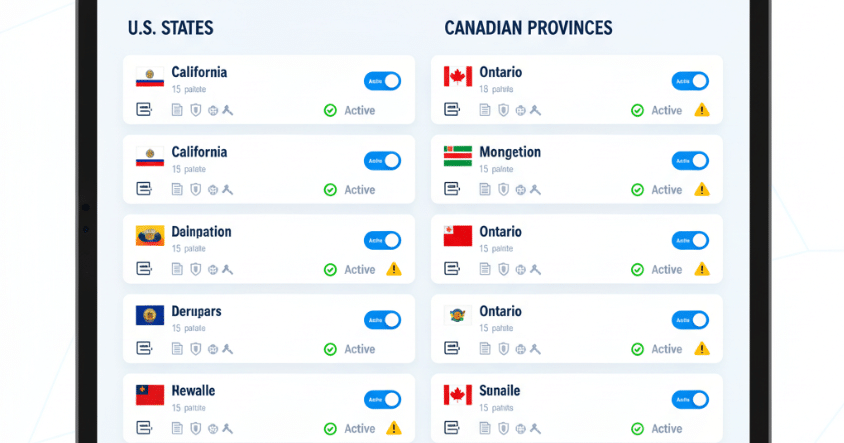 Provincial & State Compliance Matrix