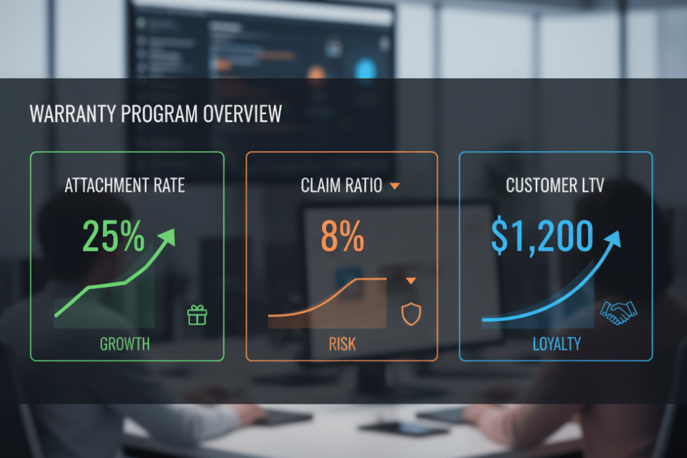 Key Metrics for Warranty Program Success: Attachment Rate, Claim Ratio, & LTV